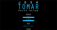 Desktop Screenshot of joshtomar.com